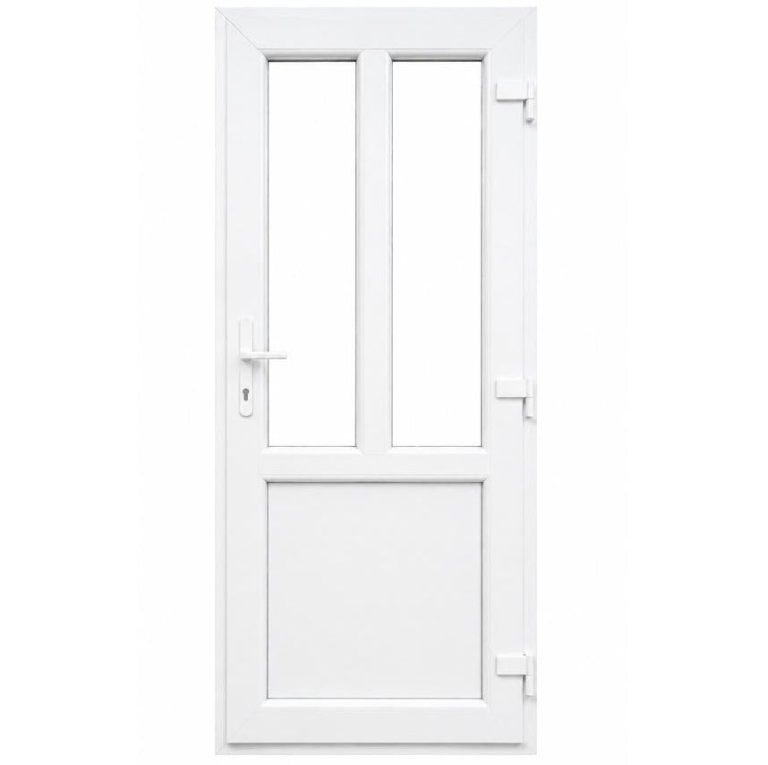 Uși PVC culoarea alb